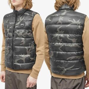 Canada Goose Black Disc Crofton Vest Black Classic Camo M NWT
